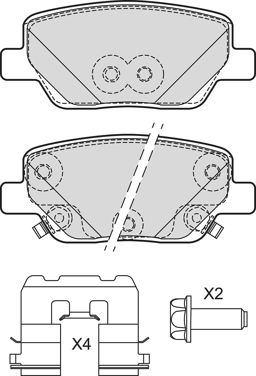 BRAKE PADS FIAT TIPO RR